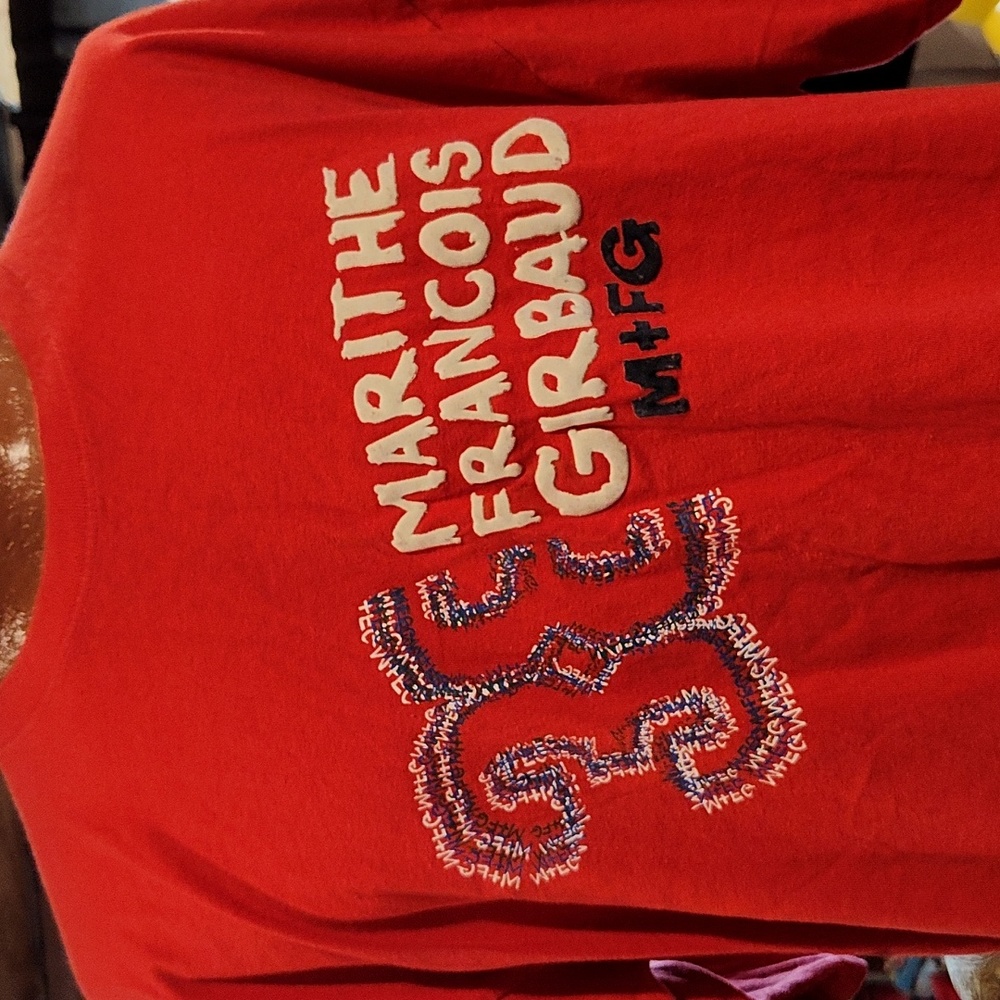 Marithe Francois Girbaud Red Tshirt Size XL